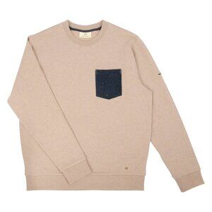 Billy Belt Heather Taupe Crewneck Sweatshirt